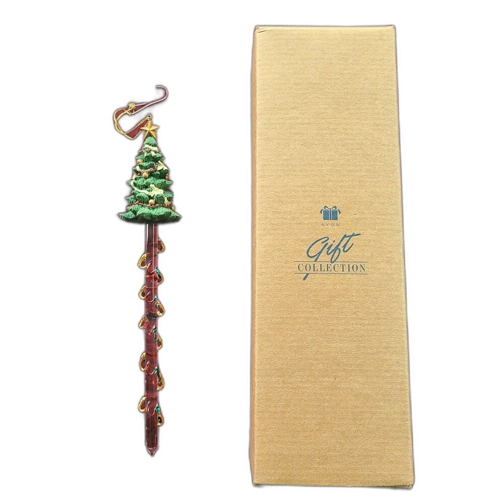 Vintage Avon Gift Collection 1997 Sparkling Icicle Ornament Tree Holiday Decor